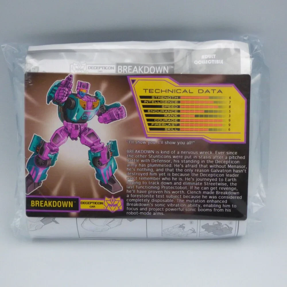 Transformers BotCon 2010 G2 Redux BREAKDOWN TFCC Exclusive – Sealed Polybag